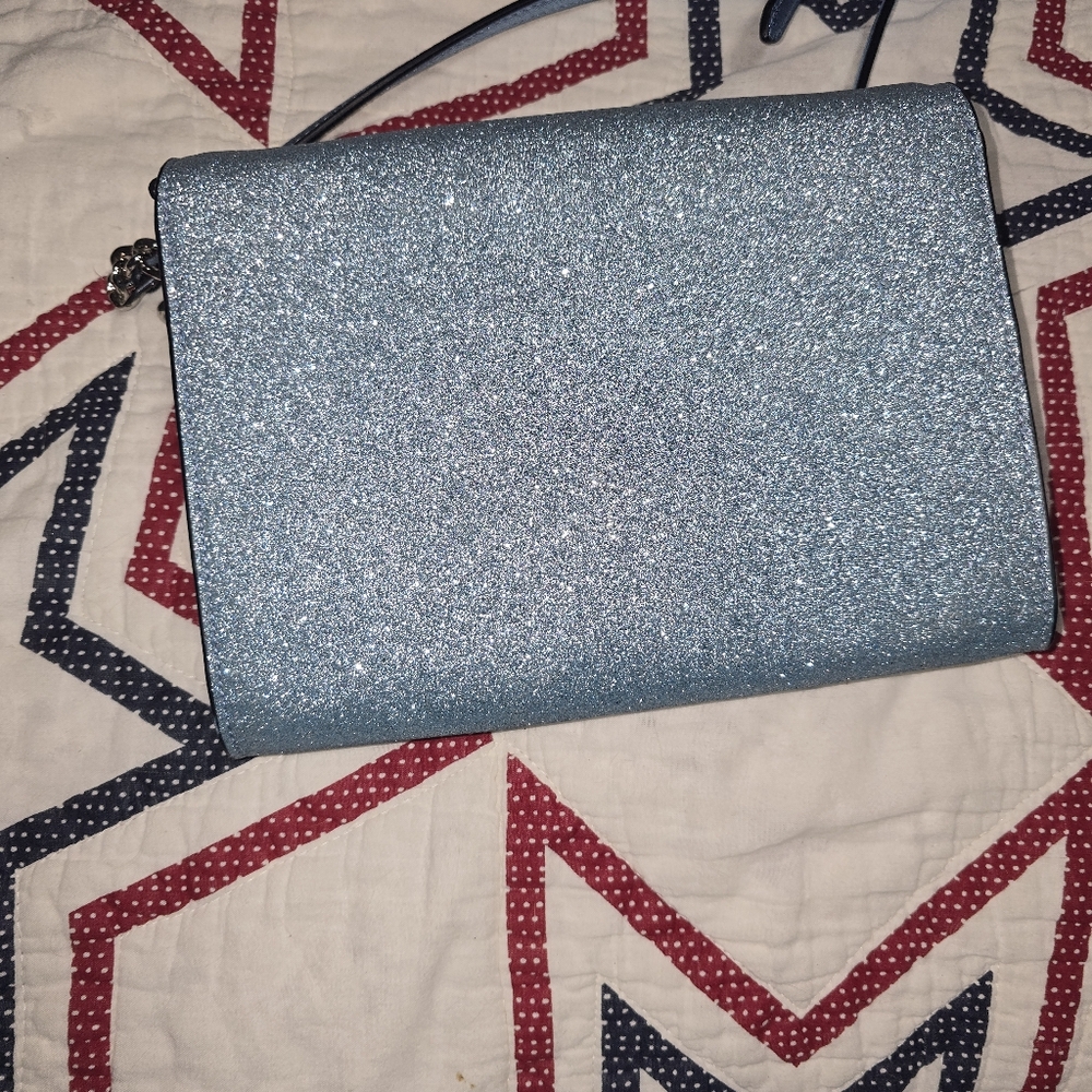 Kate Spade Frosty Sky Tinsel Flap  Crossbody - Picture 4 of 9